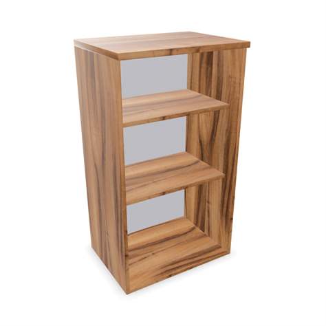 Kancelářská skříň - regál, nástavec, v x š x h: 1070 x 600 x 445 mm, barva ořech - Nowy Styl Group