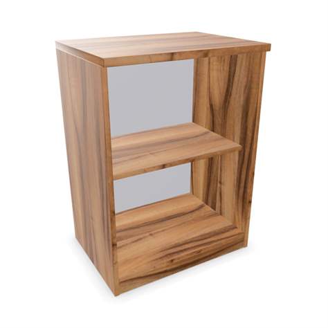 Kancelářská skříň - regál, v x š x h: 825 x 600 x 445 mm, barva ořech - Nowy Styl Group