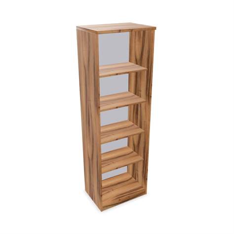 Büroschrank - Regal, H x B x T: 1895 x 600 x 445 mm, Farbe Nussbaum - Nowy Styl Group