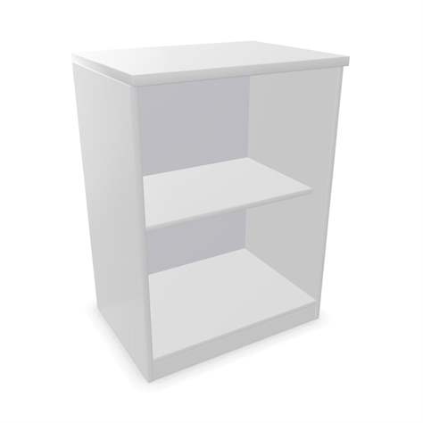 Dulap birou tip raft - mobilier office, HxLxl: 825 x 600 x 445 mm, culoare gri deschis - Nowy Styl Group