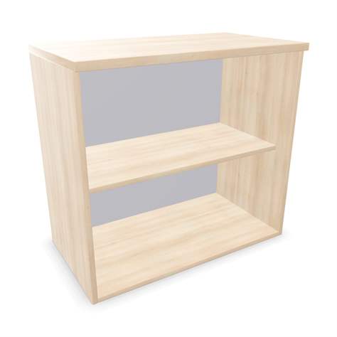 Kancelářská skříň - regál, nástavec, v x š x h: 740 x 800 x 445 mm, barva akácie - Nowy Styl Group