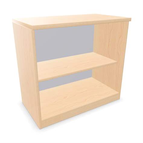 Kancelářská skříň - regál, v x š x h: 740 x 800 x 445 mm, barva javor - Nowy Styl Group