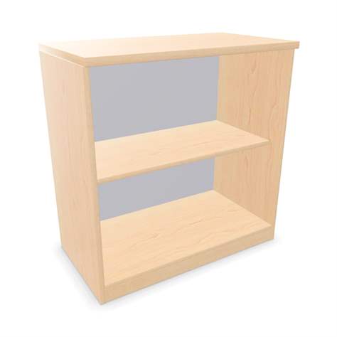 Kancelářská skříň - regál, v x š x h: 825 x 800 x 445 mm, barva javor - Nowy Styl Group