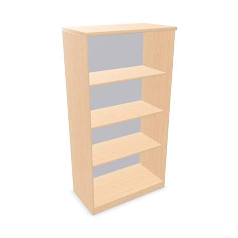 Büroschrank - Regal, H x B x T: 1545 x 800 x 445 mm, Farbe Ahorn - Nowy Styl Group