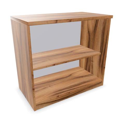 Kancelářská skříň - regál, v x š x h: 740 x 800 x 445 mm, barva ořech - Nowy Styl Group