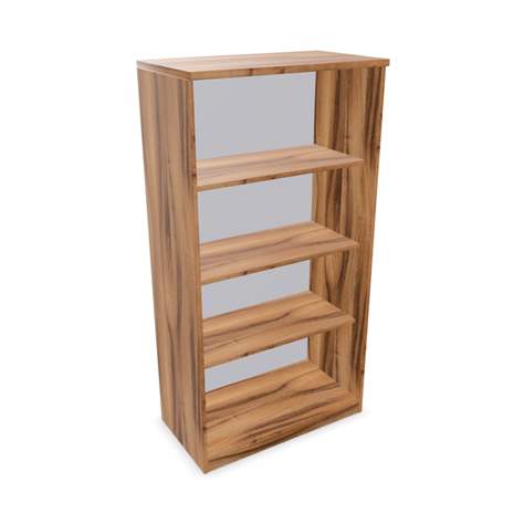 Büroschrank - Regal, H x B x T: 1545 x 800 x 445 mm, Farbe Nussbaum - Nowy Styl Group