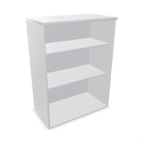 Büroschrank - Regal,Anbau, H x B x T: 1070 x 800 x 445 mm, Farbe Lichtgrau - Nowy Styl Group