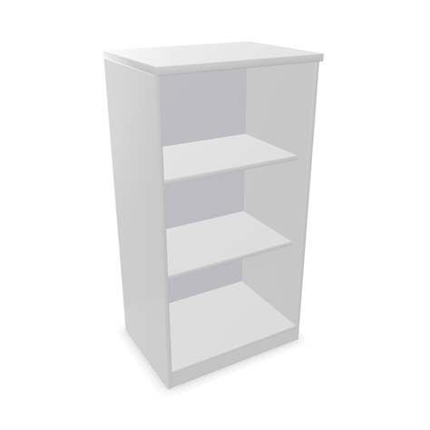 Büroschrank - Regal, H x B x T: 1155 x 600 x 445 mm, Farbe Lichtgrau - Nowy Styl Group