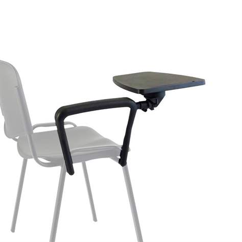 Armlehne mit hochklappbarer Schreibplatte für ISO-Stühle