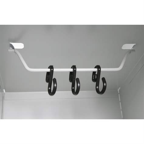 Dulap metalic pentru vestiar, sudat, 2 x 300 mm, uși gri RAL7035, cu soclu - Kovos Verneřice - imagine5