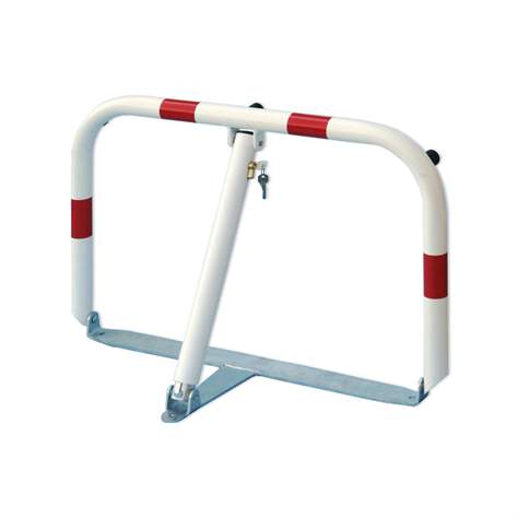 Kippbarer Parkbügel, weiß lackiert, Breite 800 mm - Bild2