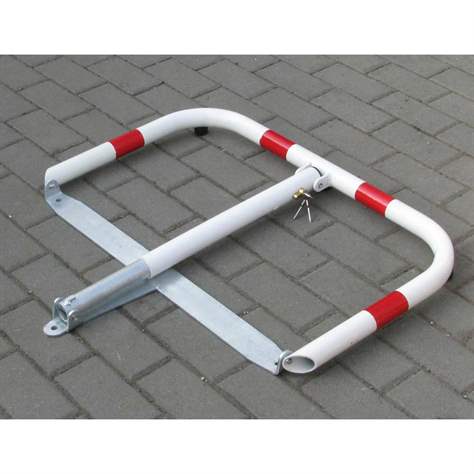 Kippbarer Parkbügel, weiß lackiert, Breite 800 mm - Bild3