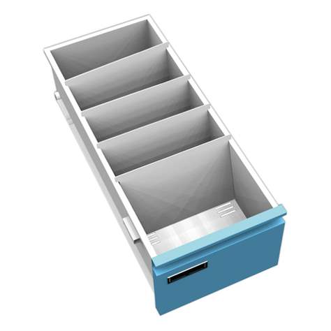 Trennblech, klappbar, A5, VE 10 Stk. - Kovos Verneřice - Bild2