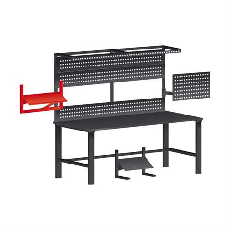 Raft lateral ajustabil pe înălțime și rabatabil, Lxl: 414x284 mm - Kovos Verneřice - imagine2