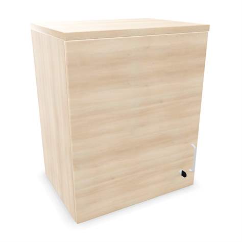 Büroschrank - Flügeltür,Anbau, H x B x T: 740 x 600 x 445 mm, Farbe Akazie - Nowy Styl Group