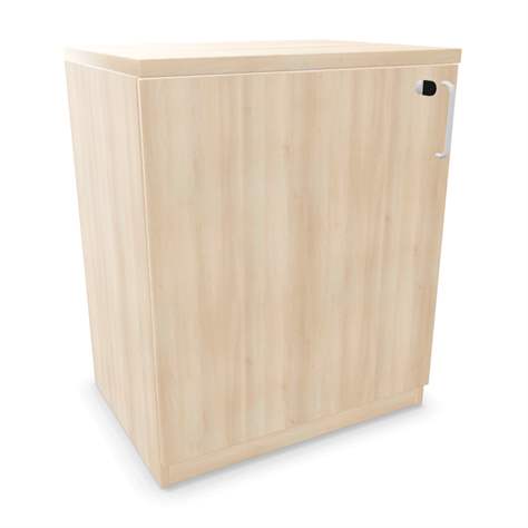 Büroschrank - Flügeltür, H x B x T: 740 x 600 x 445 mm, Farbe Akazie - Nowy Styl Group