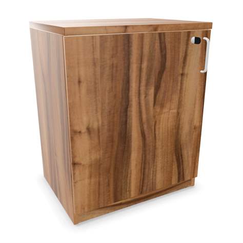 Büroschrank - Flügeltür, H x B x T: 740 x 600 x 445 mm, Farbe Nussbaum - Nowy Styl Group