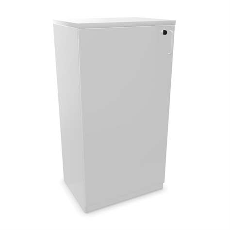 Büroschrank - Flügeltür, H x B x T: 1155 x 600 x 445 mm, Farbe Lichtgrau - Nowy Styl Group