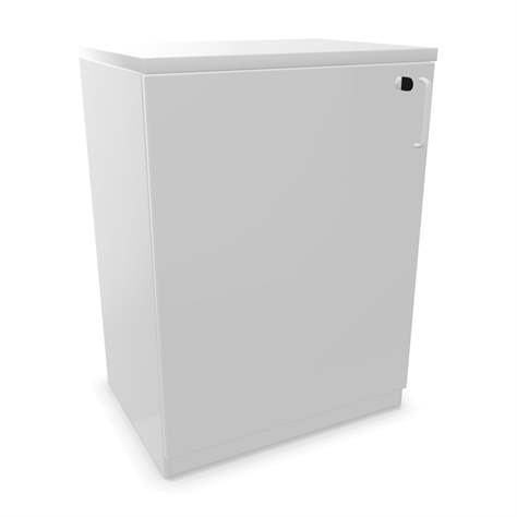 Büroschrank - Flügeltür H x B x T: 825 x 600 x 445 mm, Farbe Lichtgrau - Nowy Styl Group