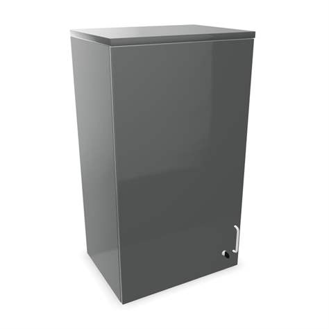 Büroschrank - Flügeltür,Anbau, H x B x T: 1070 x 600 x 445 mm, Farbe Dunkelgrau - Nowy Styl Group