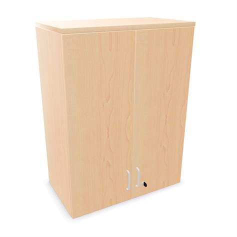 Büroschrank - Doppel-Flügeltüren, Anbau, H x B x T: 1070 x 800 x 445 mm, Farbe Ahorn - Nowy Styl Group