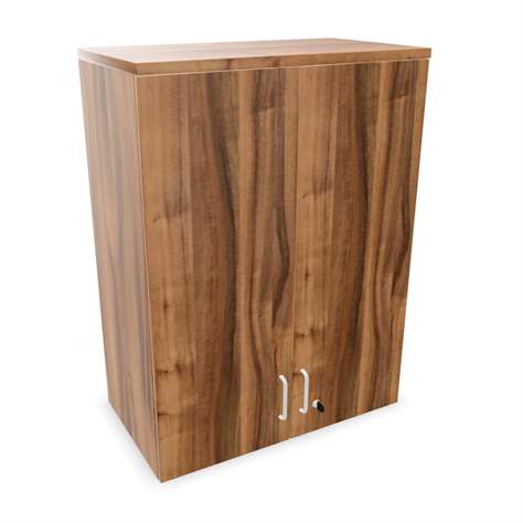 Büroschrank - Doppel-Flügeltüren, Anbau, H x B x T: 1070 x 800 x 445 mm, Farbe Nussbaum - Nowy Styl Group