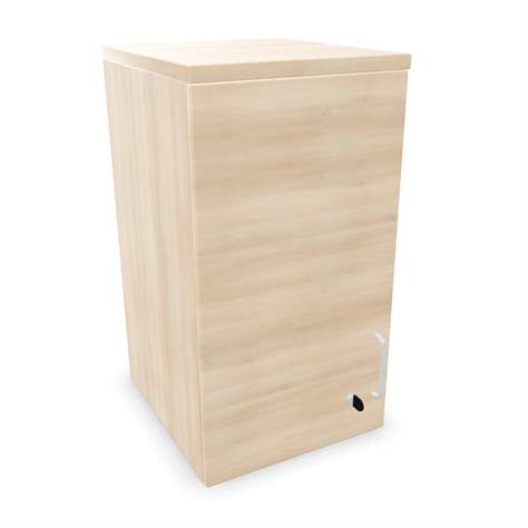 Büroschrank - Flügeltür,Anbau, H x B x T: 740 x 400 x 445 mm, Farbe Akazie - Nowy Styl Group