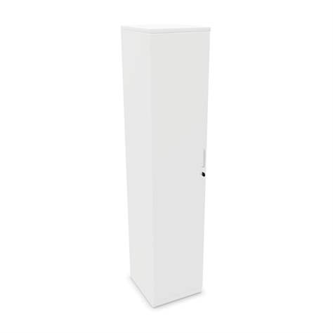 Büroschrank - Flügeltür H x B x T: 1895 x 400 x 445 mm, Farbe Weiß - Nowy Styl Group