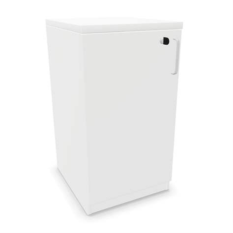 Büroschrank - Flügeltür H x B x T: 740 x 400 x 445 mm, Farbe Weiß - Nowy Styl Group