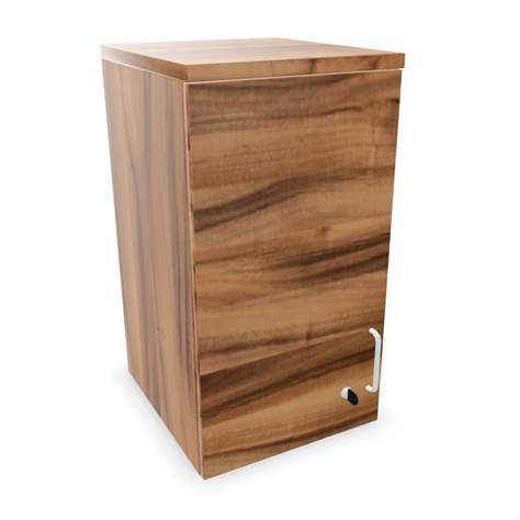 Büroschrank - Flügeltür,Anbau, H x B x T: 740 x 400 x 445 mm, Farbe Nussbaum - Nowy Styl Group