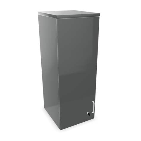 Büroschrank - Flügeltür,Anbau, H x B x T: 1070 x 400 x 445 mm, Farbe Dunkelgrau - Nowy Styl Group