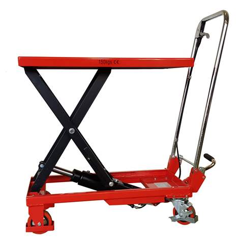 Leichte Hubplattformwagen, Tragfähigkeit 150 kg, Hub 220 - 720 mm