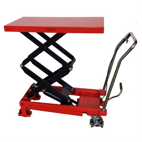 Leichte Hubplattformwagen, Tragfähigkeit 350 kg, Hub 355-1300 mm