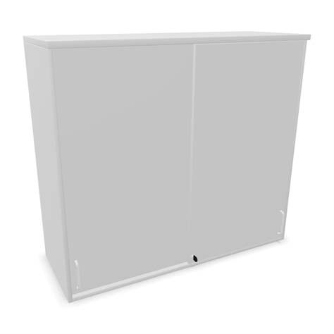 Büroschrank - Schiebetür,Anbau H x B x T: 1070 x 1200 x 445 mm, Farbe Lichtgrau - Nowy Styl Group