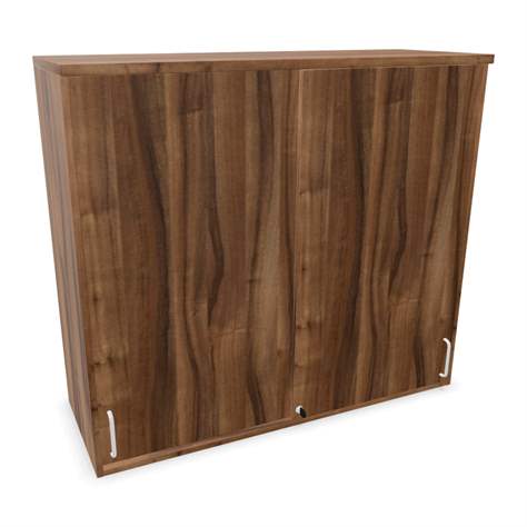 Büroschrank - Schiebetür,Anbau H x B x T: 1070 x 1200 x 445 mm, Farbe Nussbaum - Nowy Styl Group
