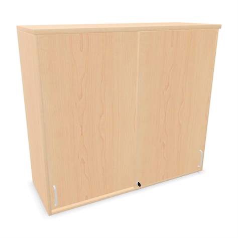Büroschrank - Schiebetür,Anbau H x B x T: 1070 x 1200 x 445 mm, Farbe Ahorn - Nowy Styl Group