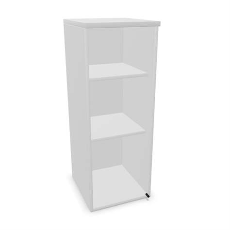 Büroschrank - verglaste Flügeltür,Anbau H x B x T: 1070 x 400 x 445 mm, Farbe Lichtgrau - Nowy Styl Group