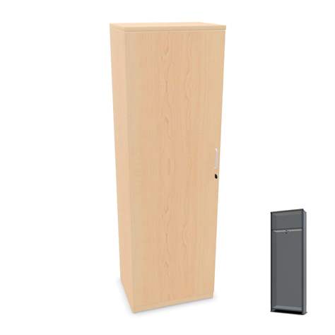 Garderobenschrank, H x B x T: 1895 x 600 x 445 mm, Farbe Ahorn - Nowy Styl Group