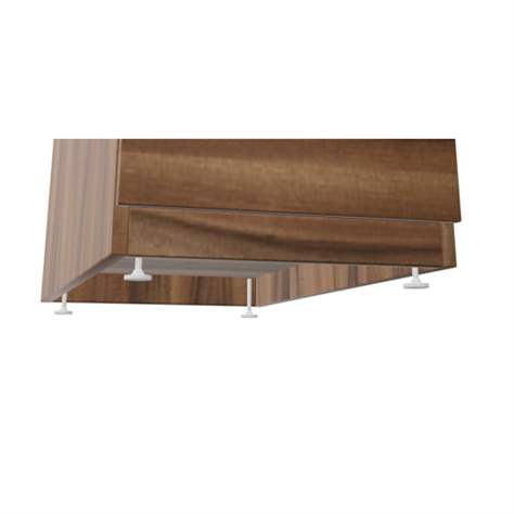 Anbau-Container, 3 Schubladen+Registratur, Farbe Nussbaum, H x B x T: 740 x 430 x 800 mm - Nowy Styl Group - Bild3