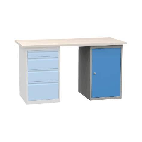 Box container - dulap banc masă de atelier, HxLxl: 800x480x610 mm - Kovona Lysa nad Labem - imagine2