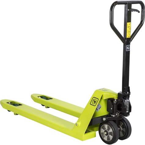 Geräuscharmer Palettenhubwagen Pramac SILENT, Tragfähigkeit 2000 kg, Räder Gummi/Polyurethan - Pramac