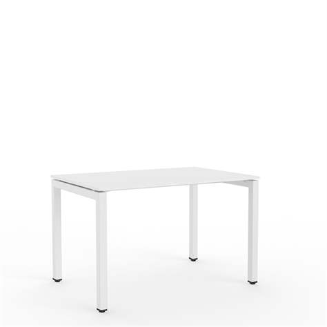 Masă de birou STEEL 1200 x 600 mm, blat culoare gri deschis - Malow