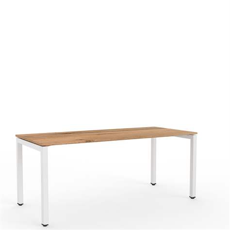 Masă de birou STEEL 1800 x 800 mm, blat culoare stejar - Malow