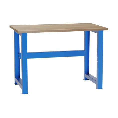 Banc de lucru atelier LxlxH 1200x700x827 mm Kovona, albastru RAL5012 - Kovona Lysa nad Labem