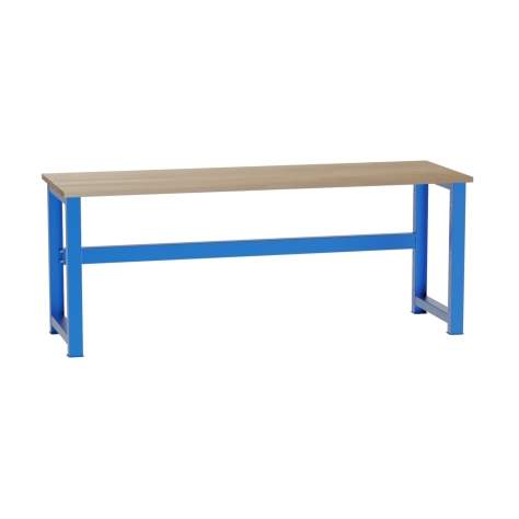 Banc de lucru atelier LxlxH 2100x700x827 mm Kovona, albastru RAL5012 - Kovona Lysa nad Labem