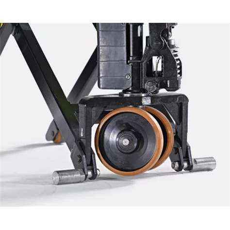 Scherengabelhubwagen PRAMAC HX10M, Tragfähigkeit 1000 kg, Hubhöhe 85-800 mm, Polyurethanreifen - Pramac - Bild4