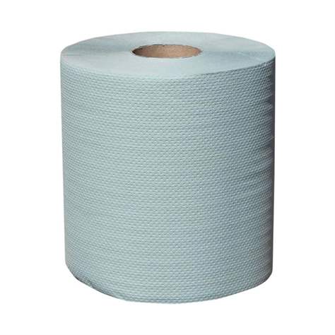 Papírové ručníky v rolích, jednovrstvé, délka role 180 m, zelené, bal. 6 rolí