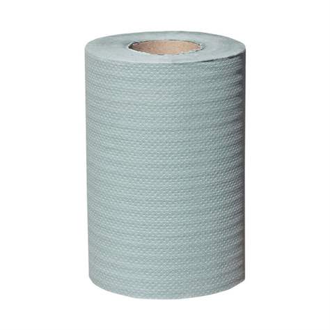 Papírové ručníky v rolích, jednovrstvé, délka role 90 m, zelené, bal. 12 rolí