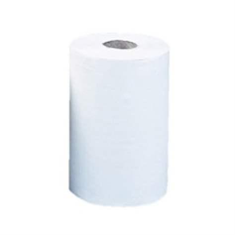 Papírové ručníky v rolích, dvouvrstvé, perforované, délka role 60 m, bílé, bal. 12 roli