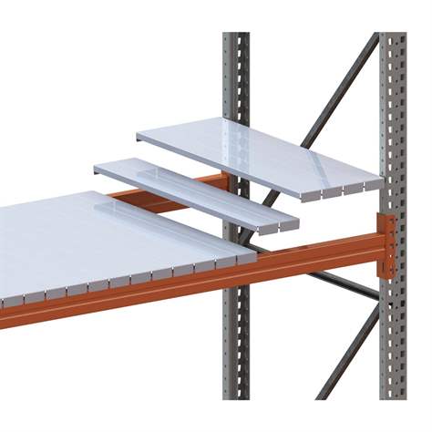 Stahlblechpaneele aus verzinktem Blech, 800 x 100 x 25 mm - META Skladovací technika - Bild2